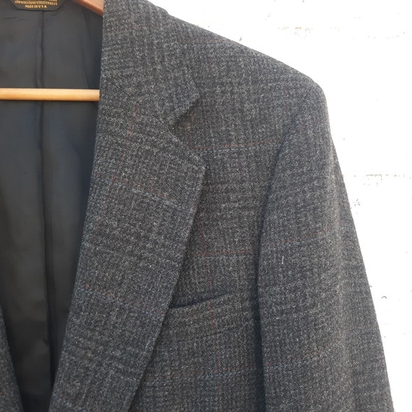 Adams Row Wool Tweed Sport Coat size 42R - Picture 3 of 9